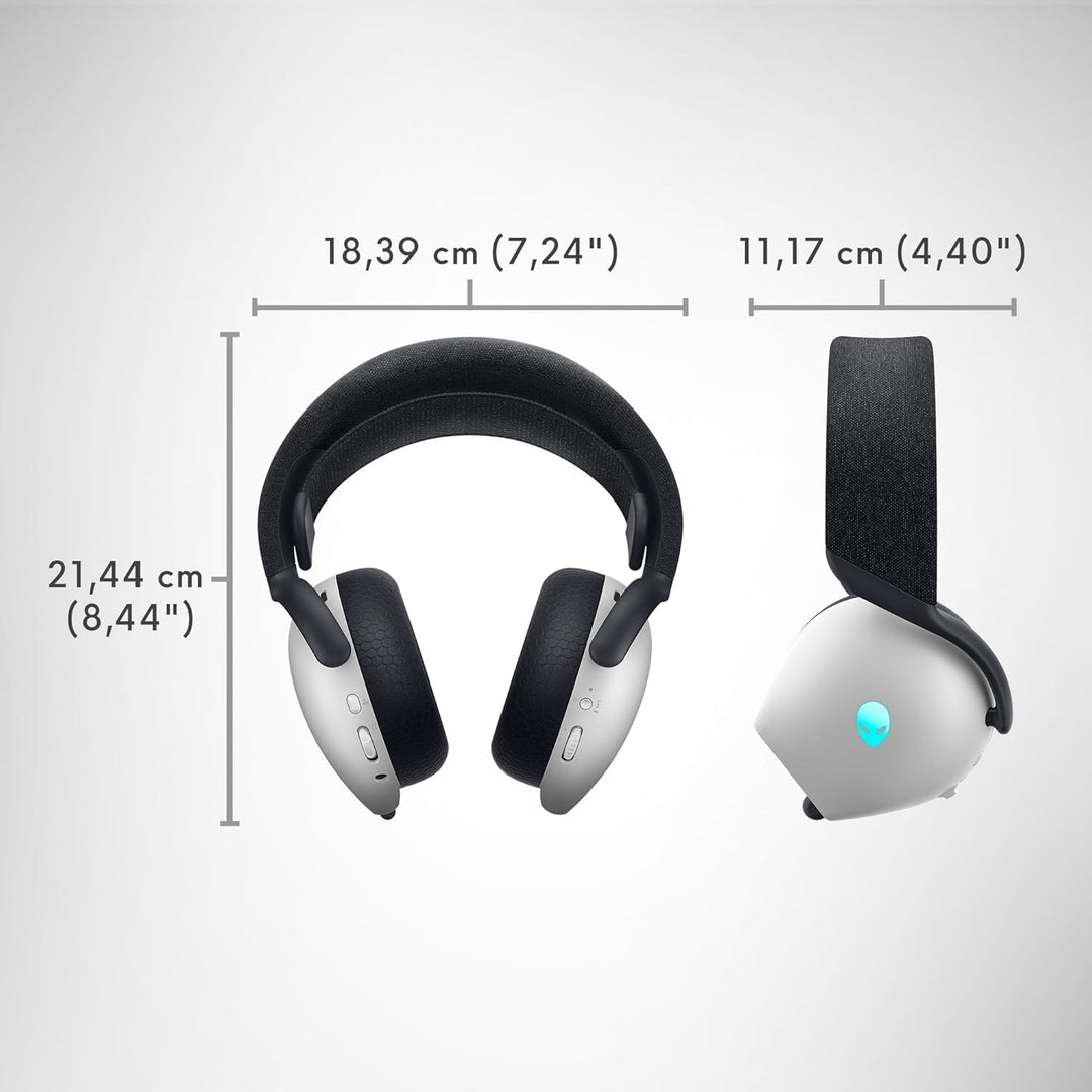 Alienware Tri-Mode Wireless Gaming Headset AW725H – Dolby Atmos, KI-Geräuschunterdrückung, AlienFX-R