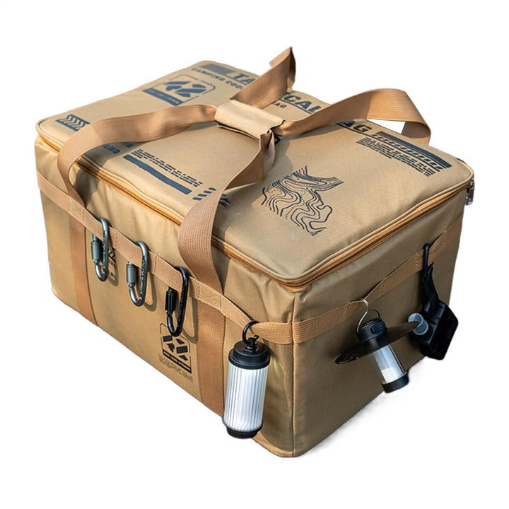 Camping Storage Bag, 30L Waterproof Duffel Organizer, Portable Carry Bag with Ergonomic Handle, for
