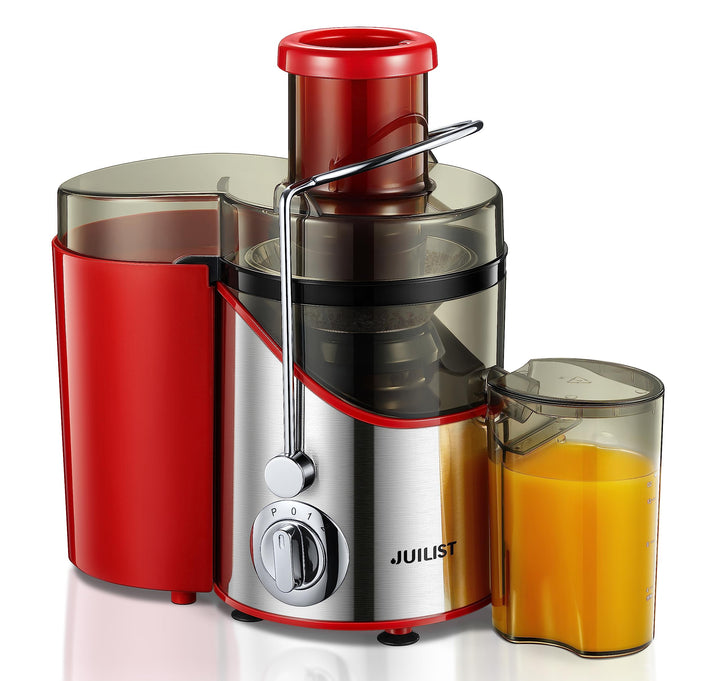 Entsafter Gemüse und Obst aus Edelstahl, 400W Zentrifugal Entsafter 65 MM Einfüllöffnung und 3 Gesch