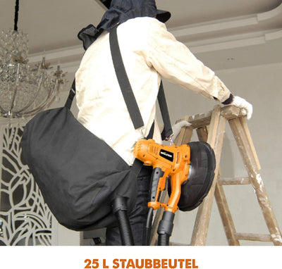 Evolution Power Tools - Hand-Trockenbauschleifer, 225 mm (230 V), Orange Handgeführter Trockenbausch