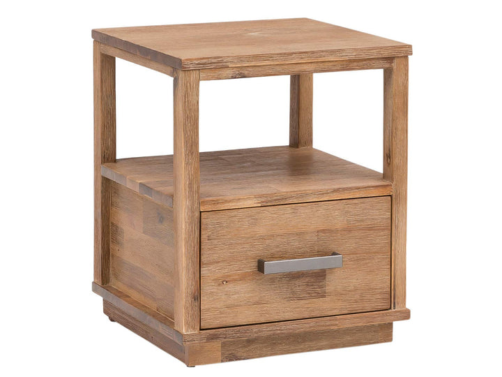 Woodkings® Nachttisch Woodville Holz rustikal Schlafzimmer Beistelltisch Nachtkommode Nako Design Ma