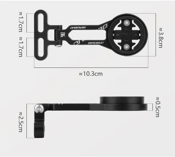 Verstellbare Fahrrad Computer Halterung, Fahrradcomputerhalter Aluminiumlegierung Halterung Für Garm