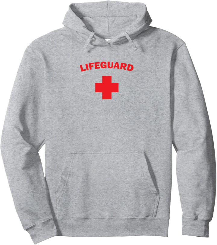 Lifeguard Red and White Light Pullover Hoodie