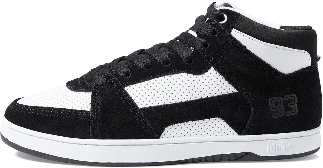 Etnies Herren Mc Rap Hi Top Skate-Schuh 42 EU Schwarz Weiss Weiss, 42 EU Schwarz Wei&amp;