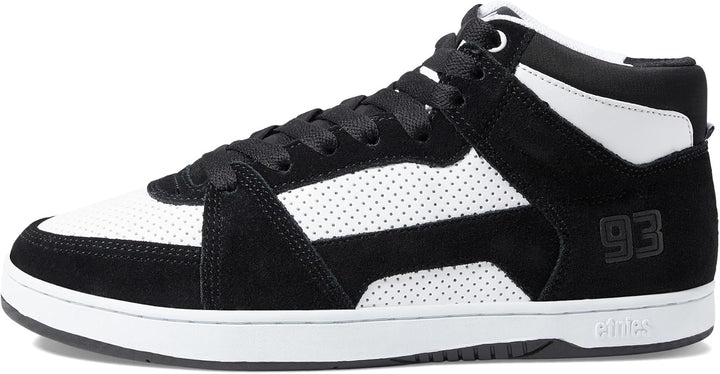 Etnies Herren Mc Rap Hi Top Skate-Schuh 42 EU Schwarz Weiss Weiss, 42 EU Schwarz Wei&amp;