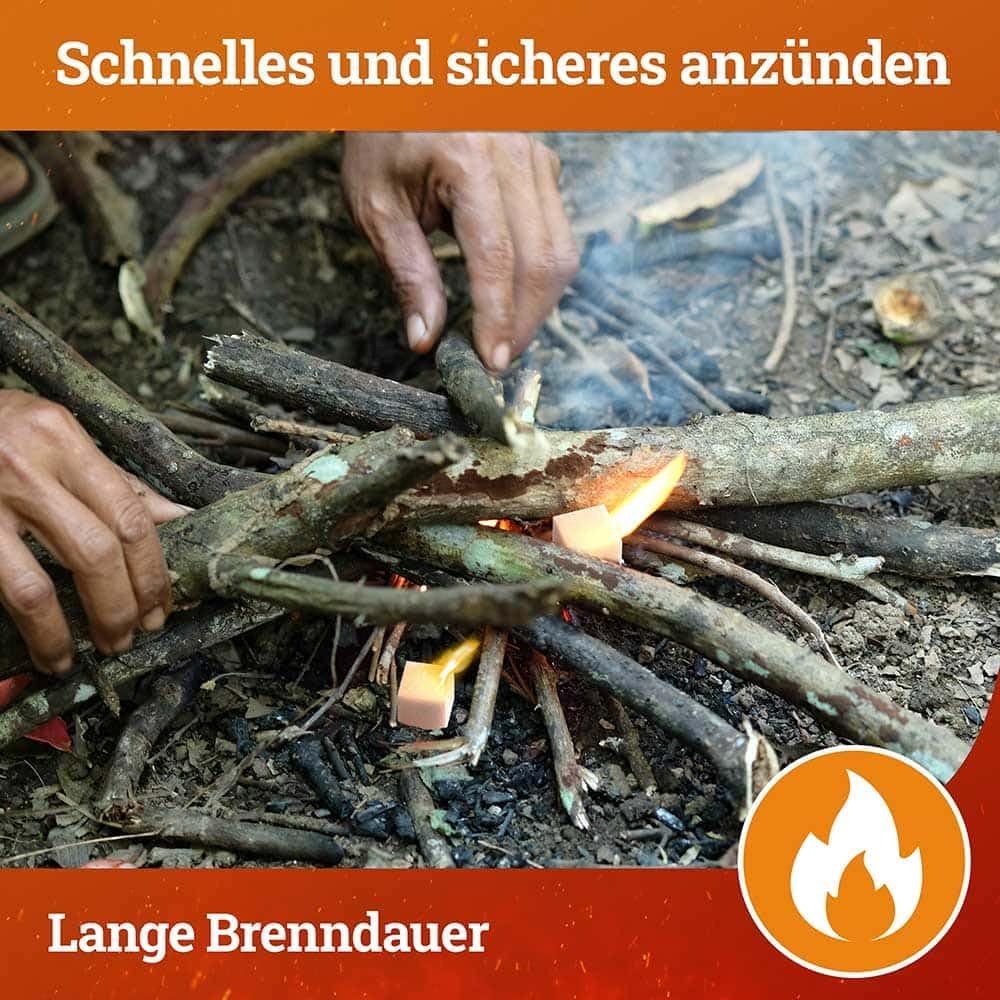 Blumixx Anzündwürfel – Grillanzünder, Kaminanzünder und Kohleanzünder – Perfektes Grill Zubehör für