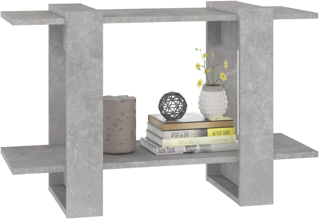 Gecheer Bücherregal Raumteiler mit Fächern Wandregal Standregal Aktenregal Raumtrenner Büroregal Büc