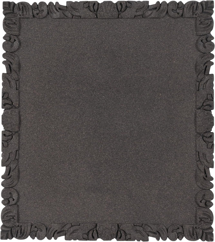 Bi-Office Korktafel Rococork, rahmenlos, hochwertige Korkoberfläche, schwarz, 40 x 45 cm, Schwarz