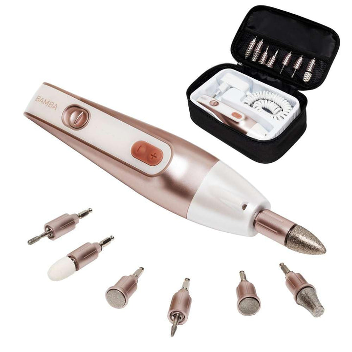 Cecotec Elektrisches Maniküre- und Pediküreset Bamba PinkyCare 700 Perfect Nails, Sieben austauschba