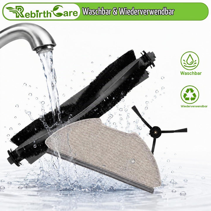 Rebirthcare 21 Stück Zubehör für AIRROBO T20/T20+ Saugroboter ersatzteile, 6 Staubbeutel 1 Hauptbürs