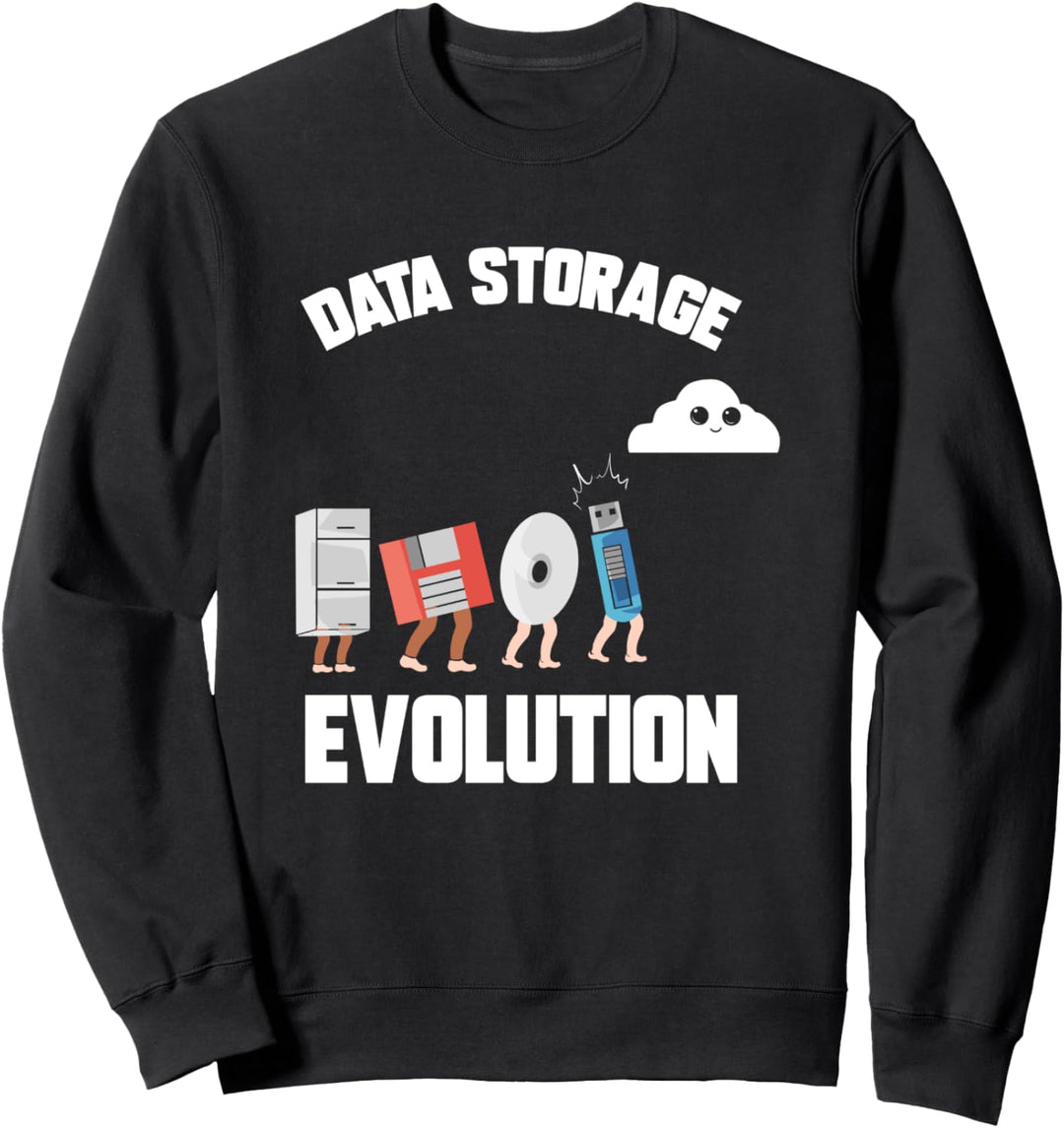 Data Storage Evolution - Informatiker & Systemadmin Sweatshirt
