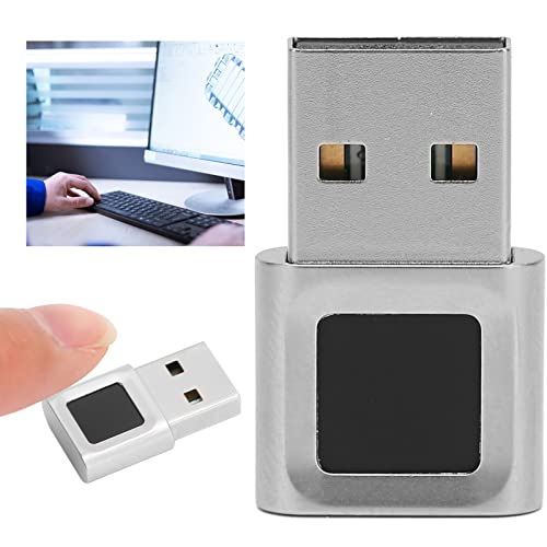 Bewinner USB-Fingerabdruck-Schlüsselleser, Hello-Fingerabdruck-Scanner, 360-Grad-Touch-Schnellabglei