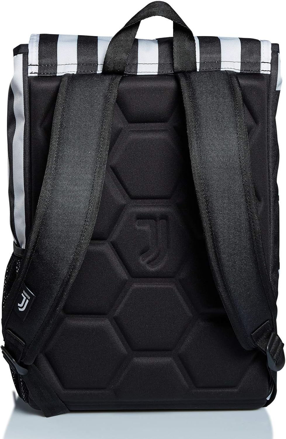 Big Juventus ausziehbarer Rucksack, beste Kombination, schwarz und weiss, Schule und Freizeit, mit p