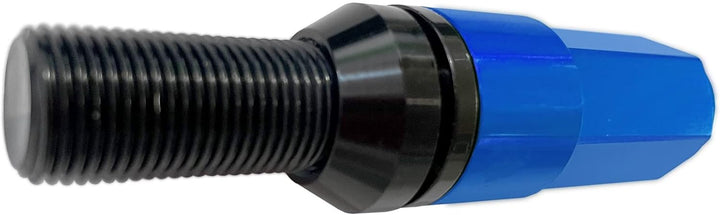 OMP SPEED - Set Performance-Schrauben mit Aluminiumschutz, M12X1.25, HEX: 17-19, L: 28 mm, Farbe: bl