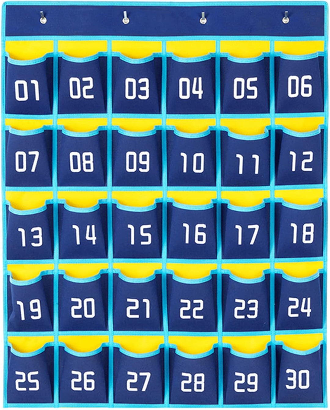 Nummerierte Aufbewahrungstasche für Klassenzimmer, 30 Nummerierte Taschen, Mobile Phone Storage Bag,