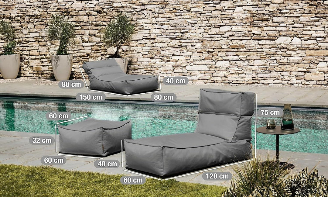 blomus Outdoor Hocker -Stay- Wasserfest (Stone) Stone One size, Stone One size