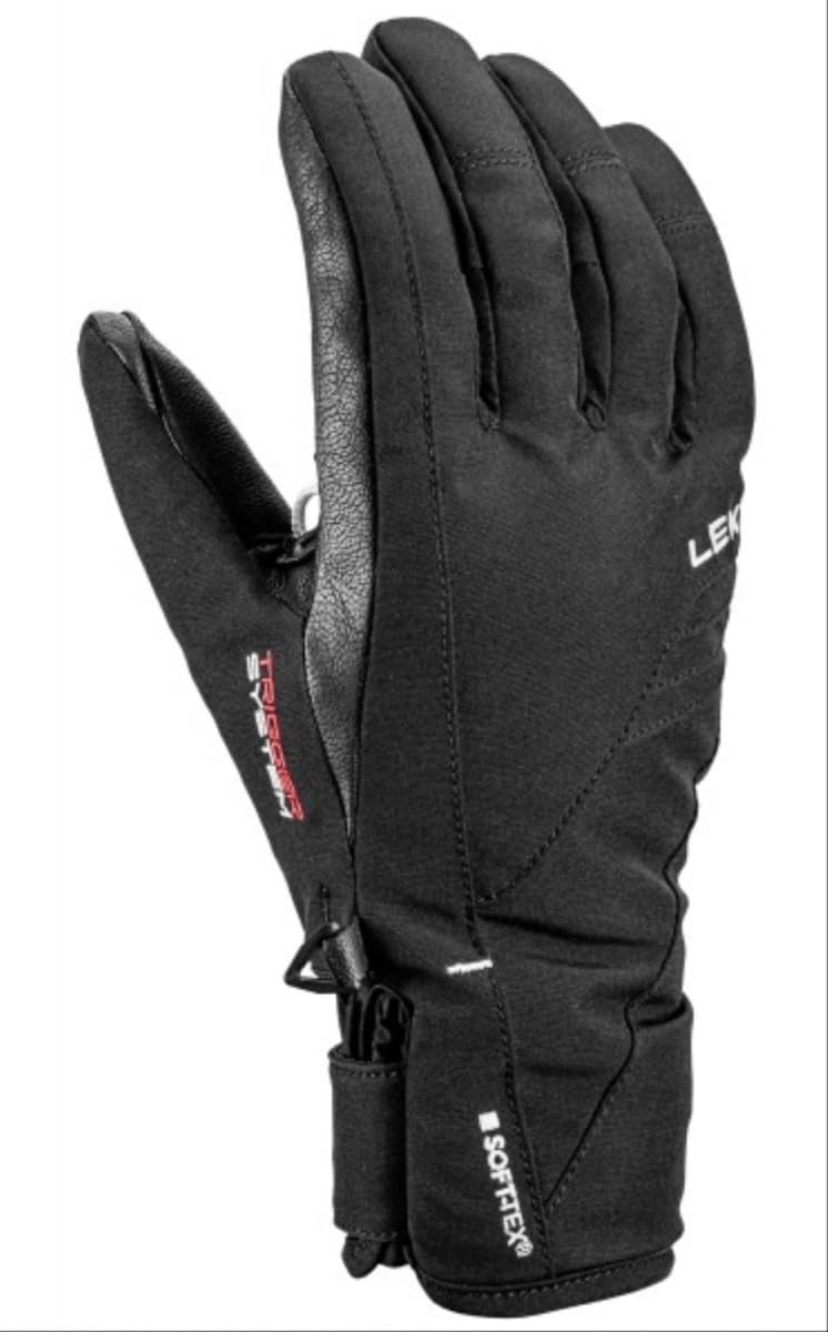 LEKI Damen Fingerhandschuhe Cerro 3D Schwarz 7.5, Schwarz 7.5
