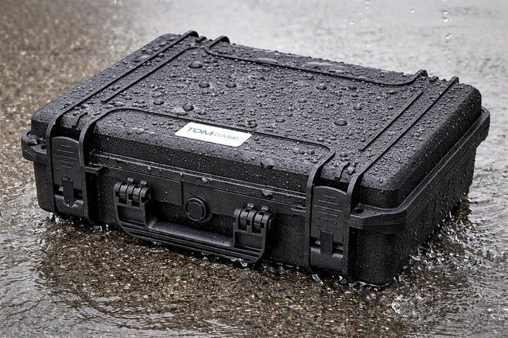 TOMcase Laptop Koffer 14-18 Zoll IP67 - Wasserdichter Hartschalenkoffer für Notebook, MacBook & Zube