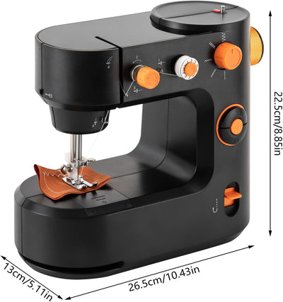 Kleine Elektrische Tragbare Nähmaschine, Freiarm,Nähmaschine für Anfänger,Haushaltsnähmaschine,Multi