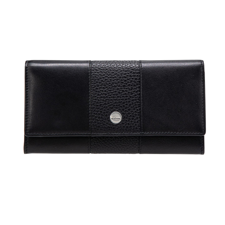 Maitre - auen diedburg purse lh10f castlerock 18,5X10X3 Farbe:schwarz / Material:polyester,leather,