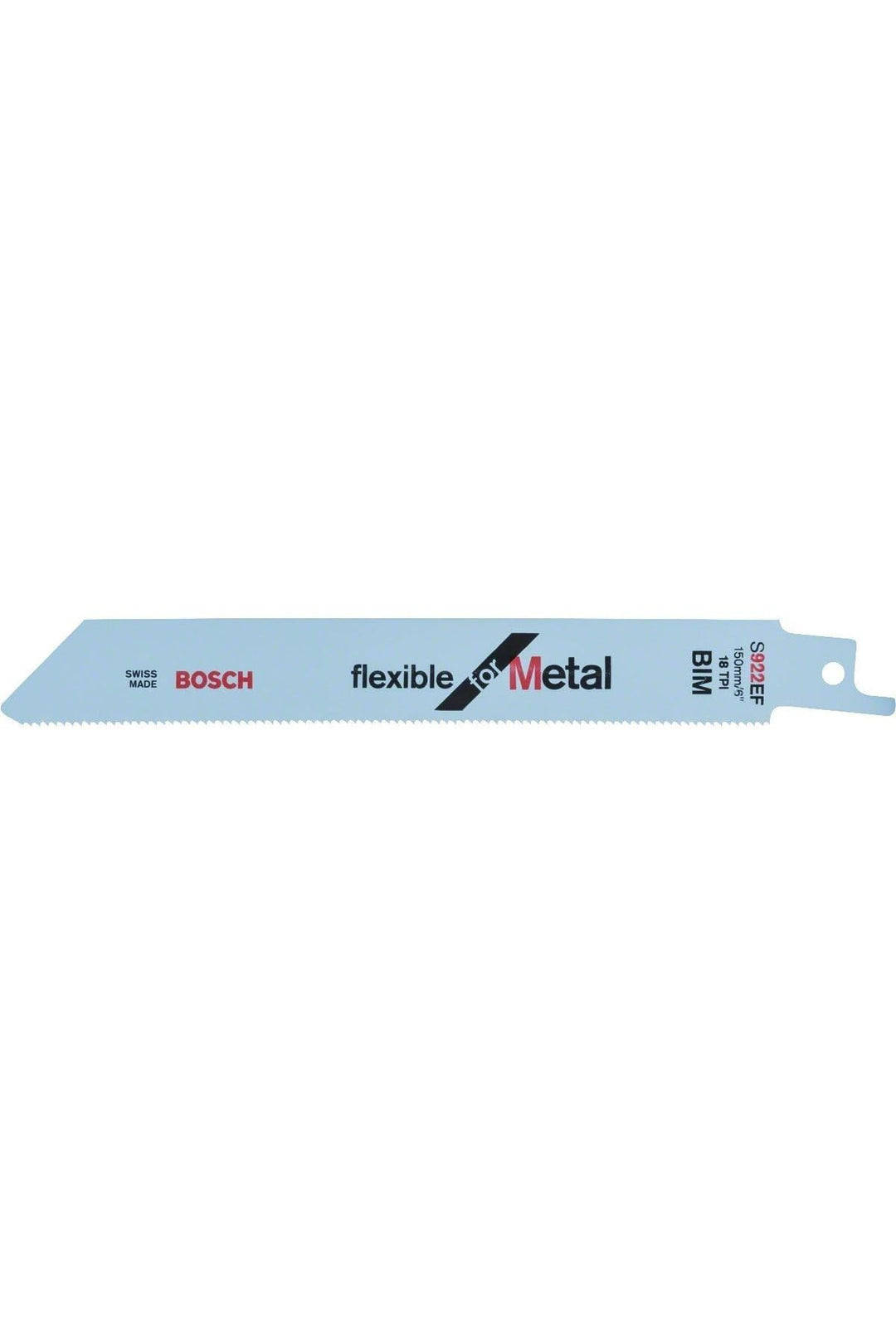 Bosch Accessories Bosch Professional 100 Stück Säbelsägeblatt S 922 EF Flexible for Metal (für Metal