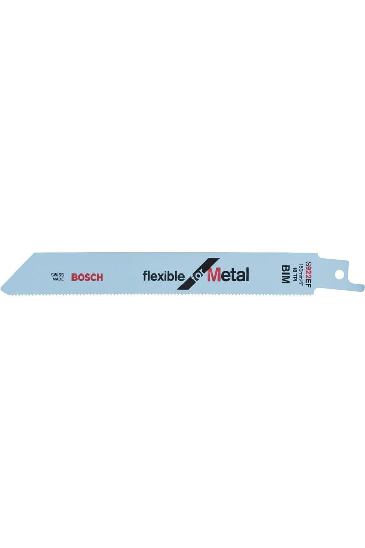 Bosch Accessories Bosch Professional 100 Stück Säbelsägeblatt S 922 EF Flexible for Metal (für Metal