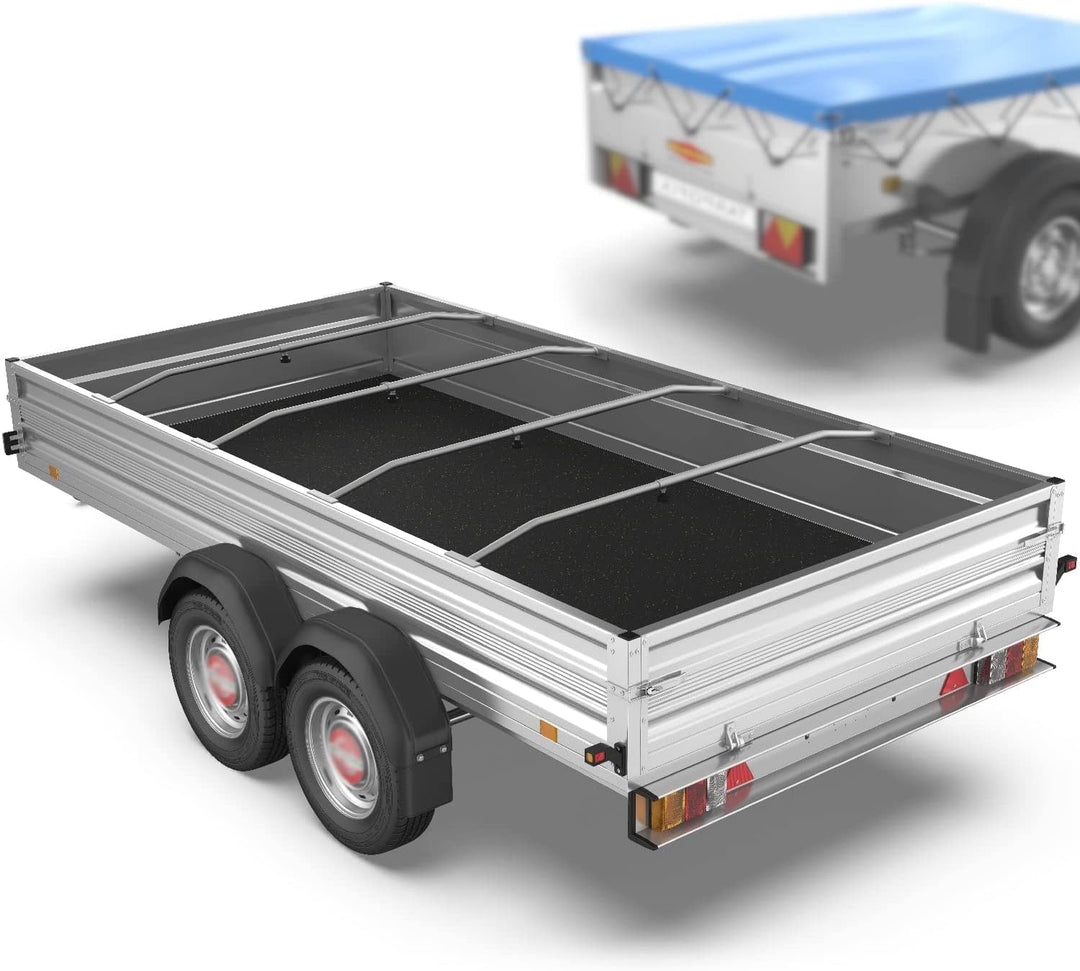 Tarpofix® Anhänger Planenbügel Flachplanenbügel (1-4er Set) - Universell anpassbare Anhängerplanen H