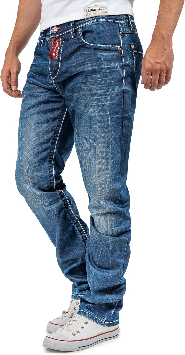 Cipo & Baxx Herren Jeans besonders modische Designs, 30W / 32L