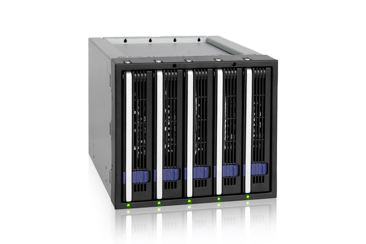 ICY DOCK FatCage MB155SP-B - 5-Bay SATA Hot Swap Backplane für 2,5"/3,5" HDDs/SSDs, MB155SP-B