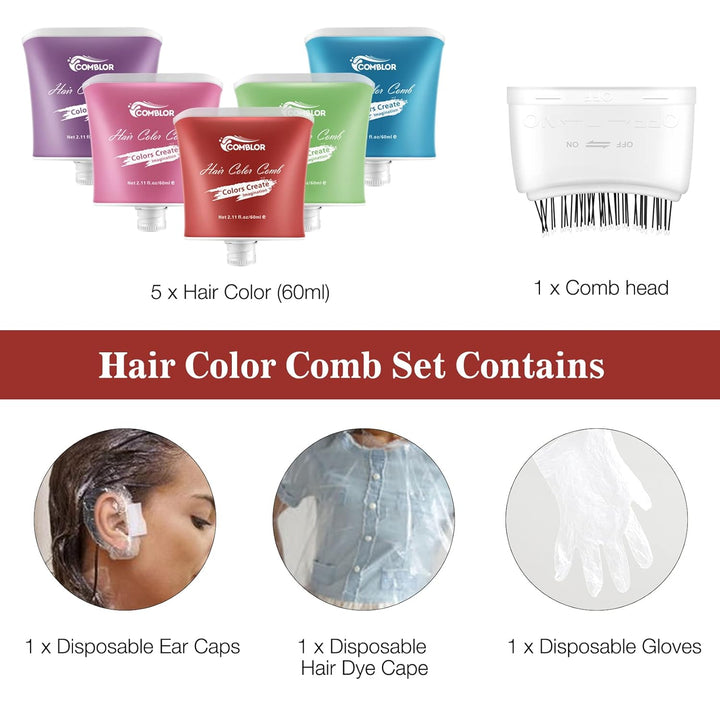 Haarfarbe Wachs, Magic Master Keratin Temporäre Frisur Creme Instant farbiger Ton für Männer und Fra