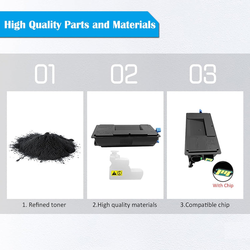 TOPRINT TK-3100K TK-3100 TK3100 1T02MS0NL0 Kompatible Tonerkartusche 12500 Seiten Schwarz für Kyocer