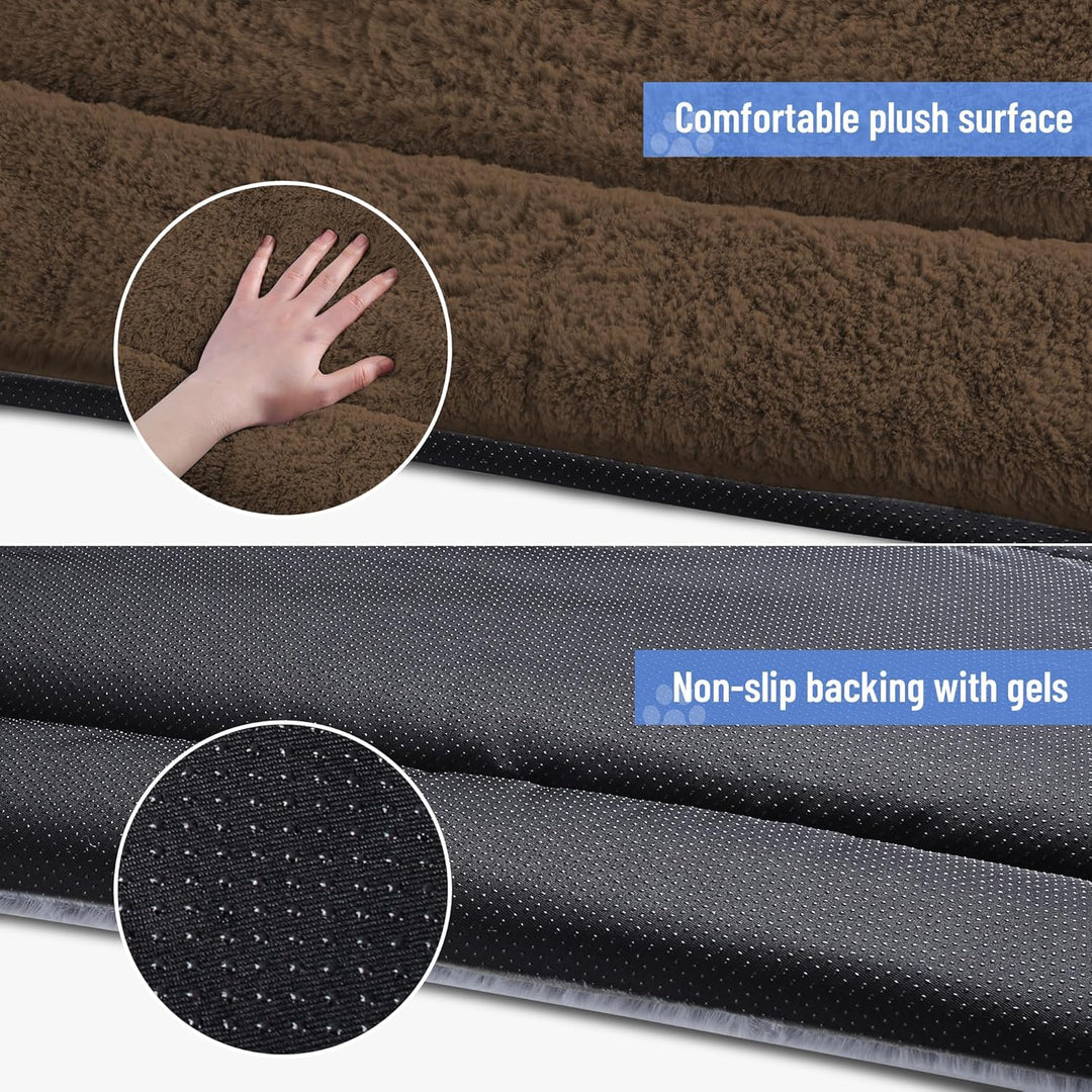 Baodan Hundebett Kleine Hunde Waschbar, 75x50 cm Hundekissen Flauschig mit rutschfeste Unterseite, H
