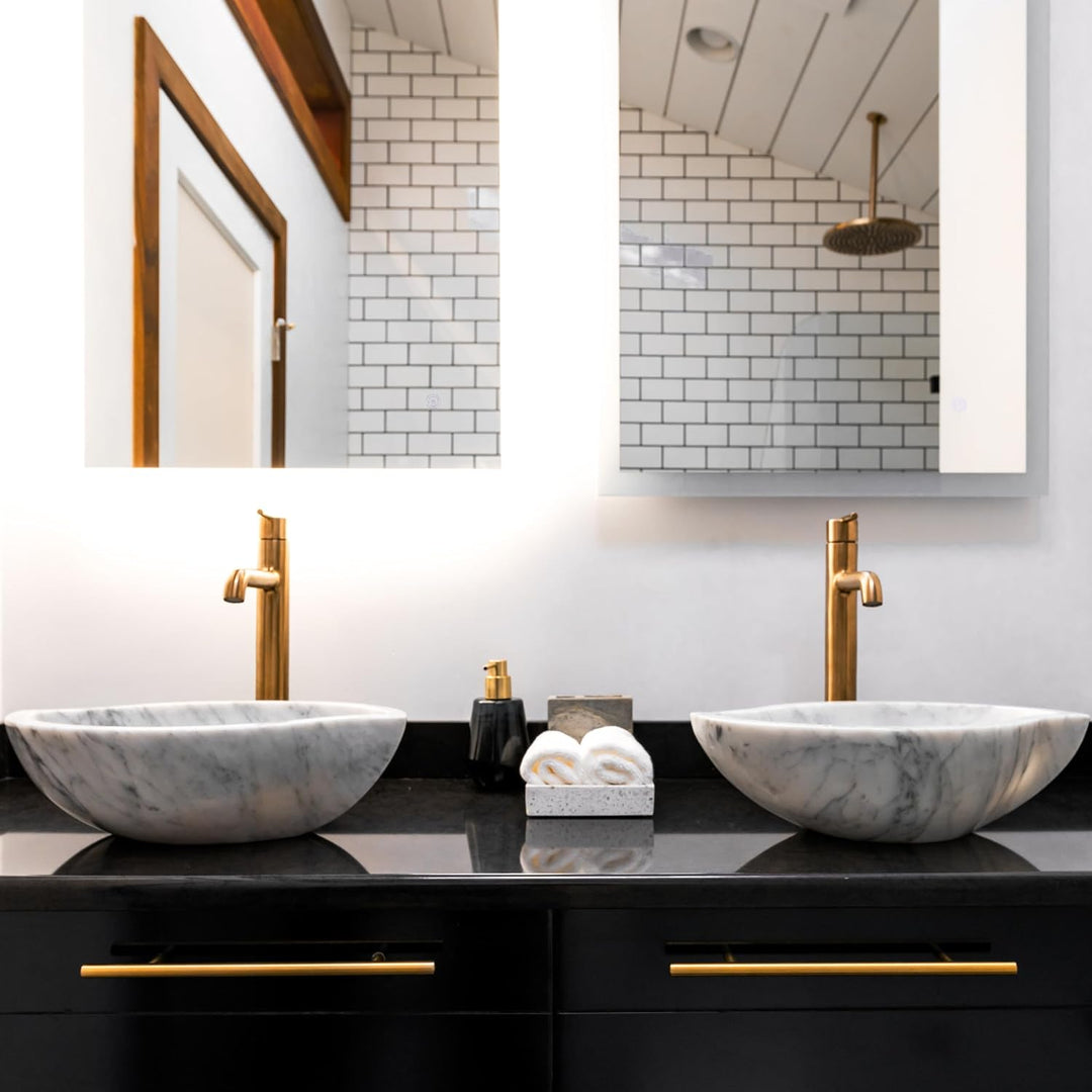 Deftrans Domodomo Weisser wandmontierter Badezimmerschrank mit Spiegel Reflection wandmontierter sch