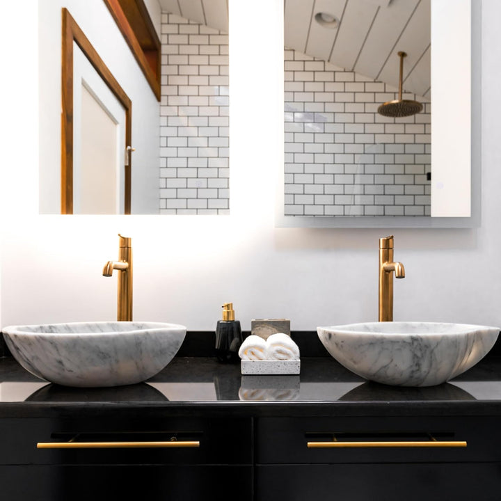 Deftrans Domodomo Weisser wandmontierter Badezimmerschrank mit Spiegel Reflection wandmontierter sch
