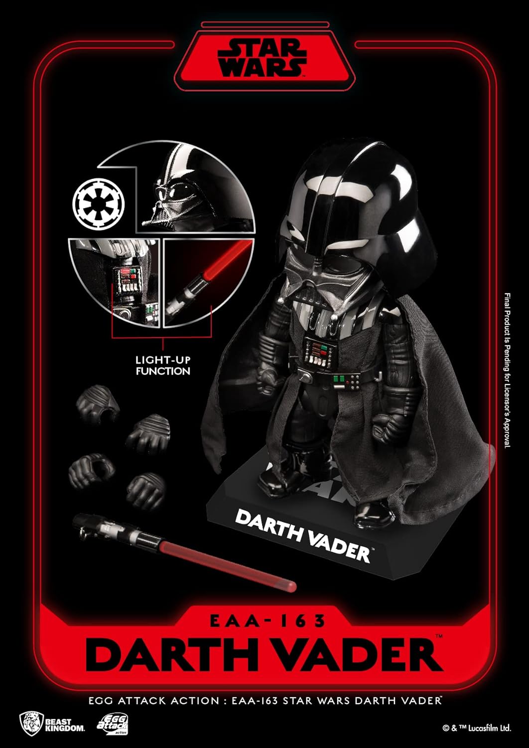 Beast Kingdom CO., LTDBeast Kingdom - Star Wars EAA-163 Darth Vader Actionfigur
