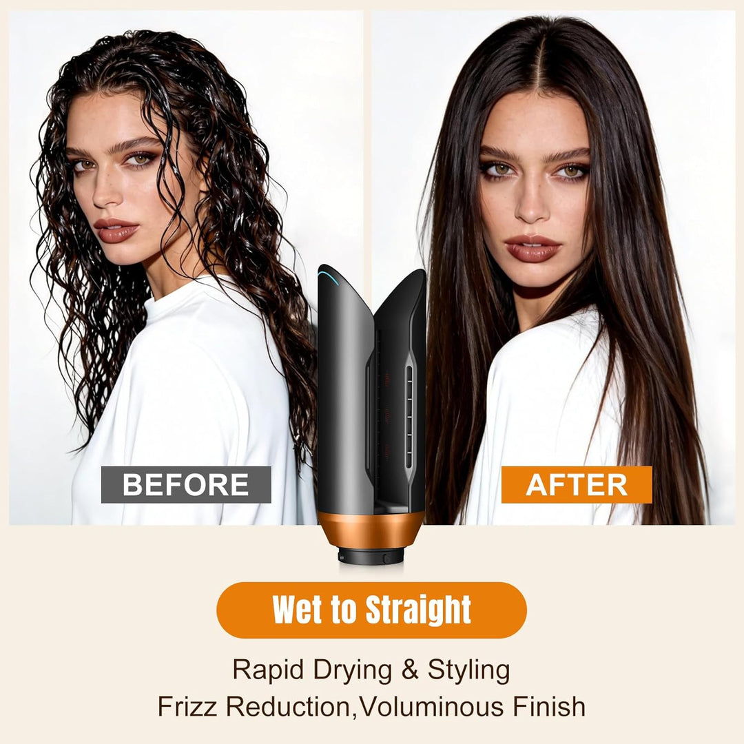 Lockenstab-Glättungsdüse für Dy-son Airwrap HS01 HS05 HS08, Glättungsdüse glättet und stylt das Haar