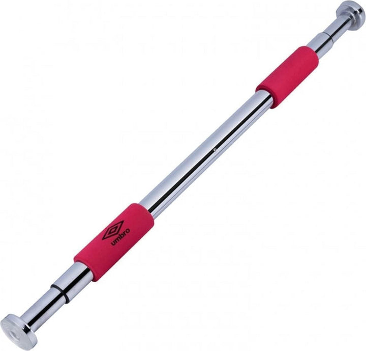 Umbro Klimmzugstange - Max.100 KG - Verstellbar 62 bis 100 CM - Wand- und Türrahmen Montage 62-85 CM