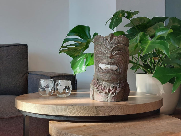 Rotary Hero Tiki Taschentuchbox Taschentuchspender Kosmetiktücherbox - Für Küche Badezimmer Schlafzi