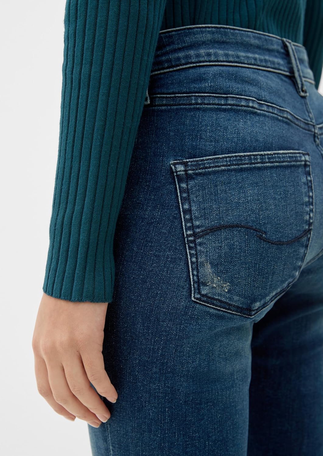 Q/S designed by Damen Jeans, Fit: Sadie Skinny Leg 40W / 34L Blau, 40W / 34L Blau