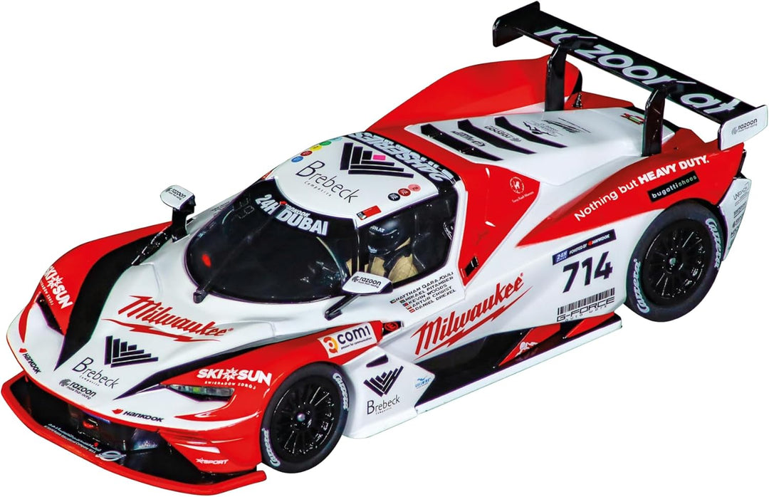 Carrera Evolution KTM X-Bow GTX, Razoon No. 714 – Slotcar mit Lichtfunktionen, digital nachrüstbar &