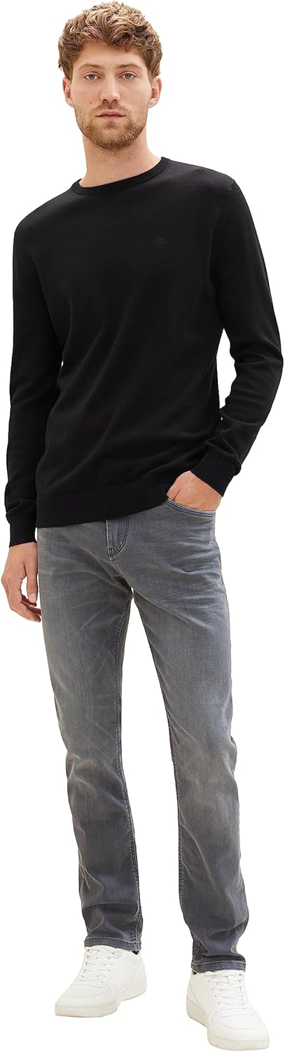 TOM TAILOR Herren Jeans 29W / 30L Grey Denim, 29W / 30L Grey Denim