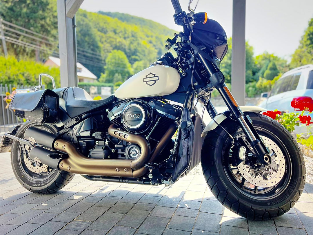 Sturzbügel Spritzschutz für Harley Davidson '14-später Touring Modelle Beinwärmer HD Softail Fat Bob