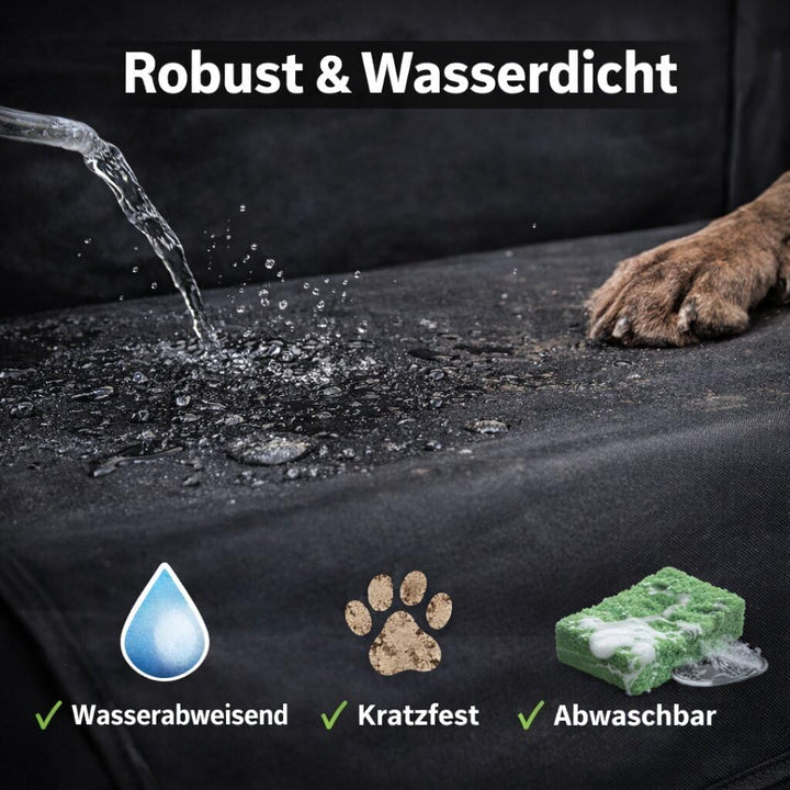 BigDean Kofferraumschutz Hund mit Seiten- und Ladekantenschutz - Universal Kofferraumdecke Hund wass