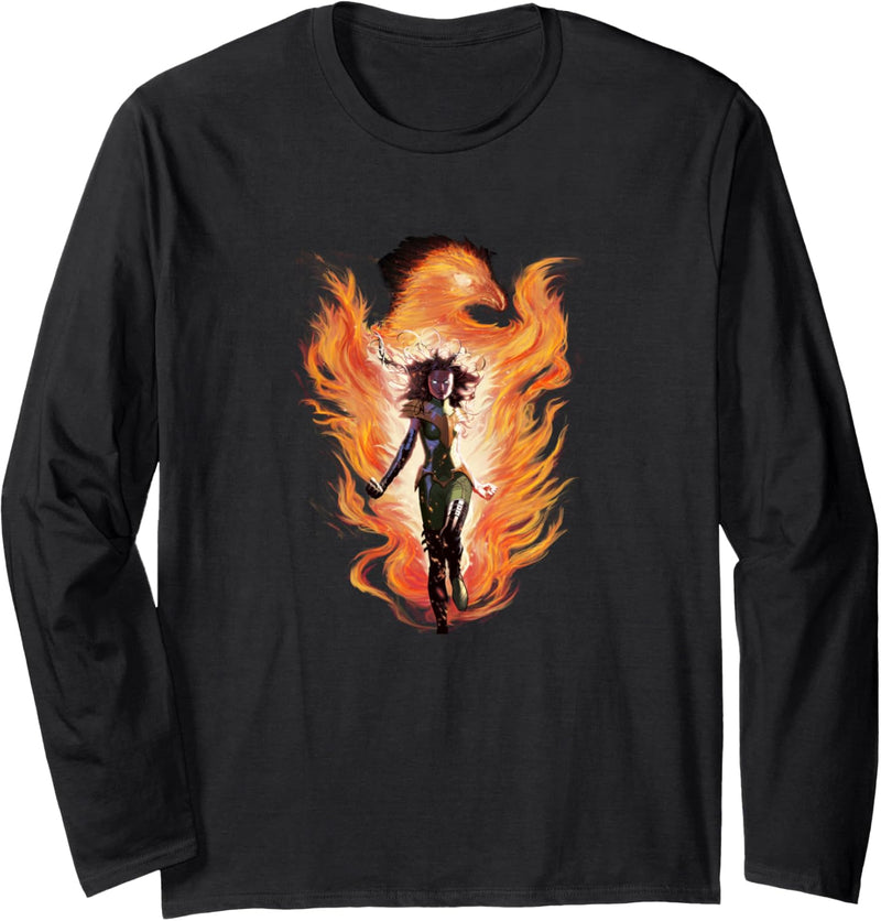 Marvel X-Men Rise Of The Dark Phoenix Flames Langarmshirt