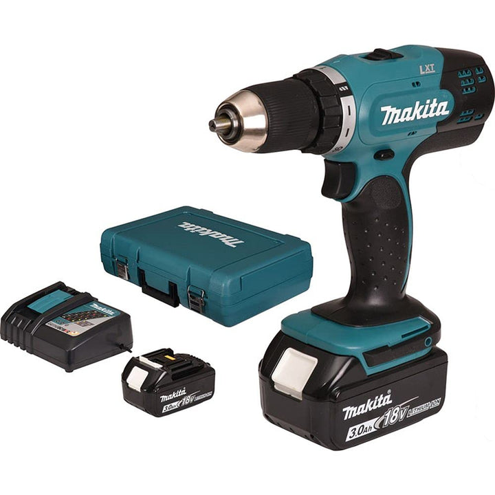 Makita ddf453rfe – Bohrschrauber, 18 V, Schwarz, Blau, ohne Akku