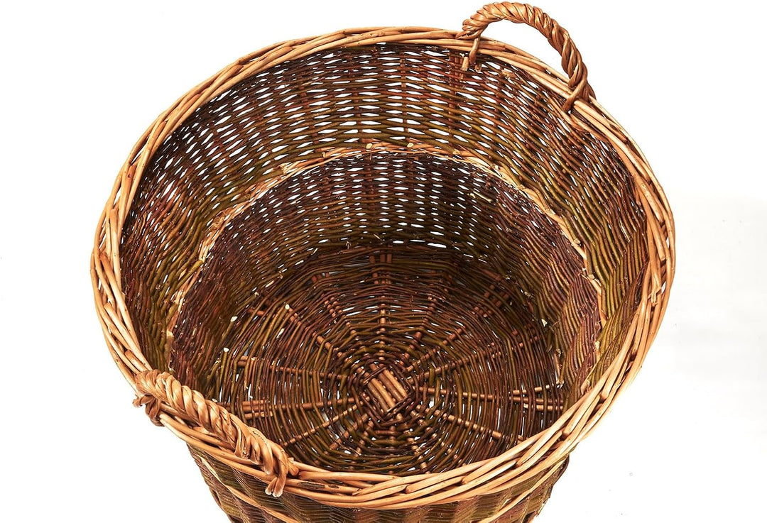 Kobolo Erntekorb Kartoffelkorb Weidenkorb Universalkorb Gartenkorb Holzkorb