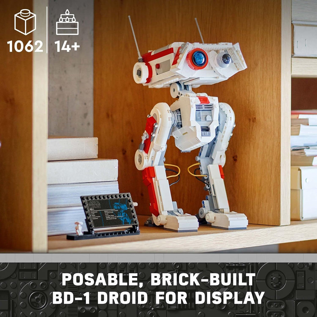 LEGO Star Wars BD-1 75335 Posable Droid Figur Modellbauset, Raumdekoration, Erinnerungsstücke Gesche