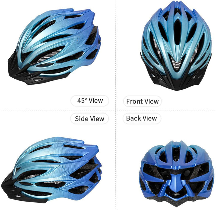 ioutdoor Premium Fahrradhelm, CE CPSC Zertifikat, Radhelm mit Abnehmbarer Sonnenblende und Insektenn