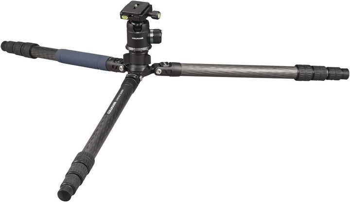 Cullmann CARVAO 828MC Dreibeinstativ aus Carbon (max. 164, 5cm Auszugshöhe, Packmass 49cm, Tragfähig