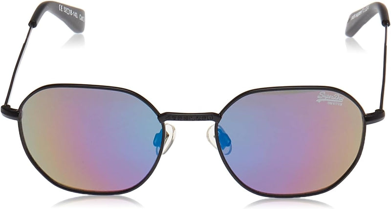 Superdry Super7 004 52 matt black/rainbow mirror
